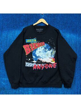 Justin Bieber “Anyone” Graphic Crewneck Size Extra Large
